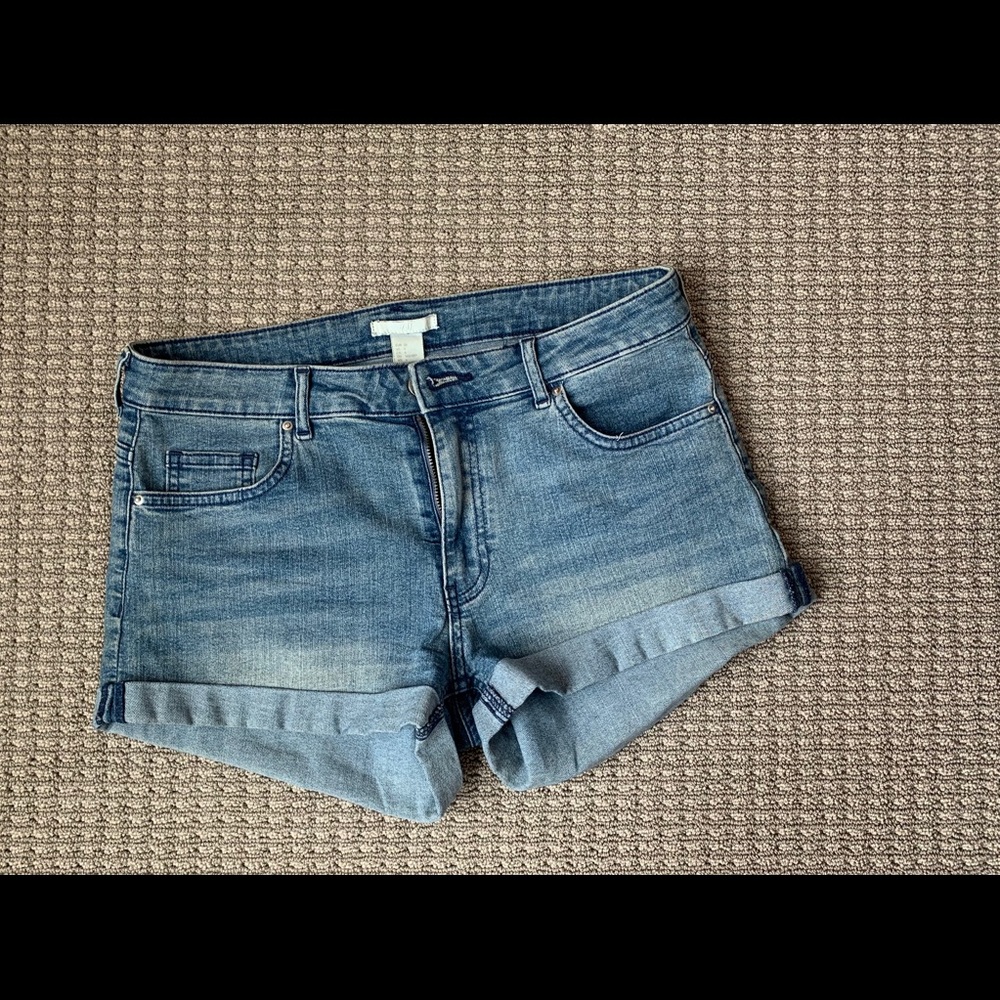Denim shorts
